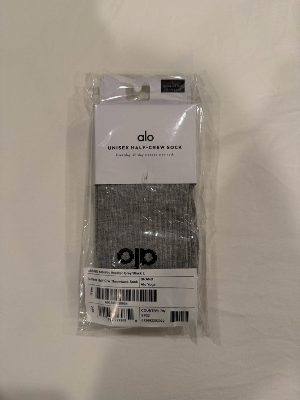 ALO Yoga Unisex Half-Crew Sock